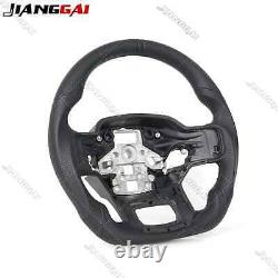 Full Leather Perforated Steering Wheel for Ford F-150 Raptor 2021-2024 No Heated