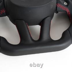 Full Leather Sport Flat Steering Wheel Fit Chrysler 300 2015-2023 with Heated