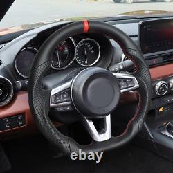 Full Leather Sport Steering Wheel Fit Mazda MX-5 Miata 2016-2025