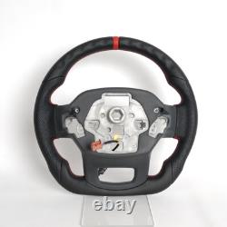 Full Leather Sport Steering Wheel For Ford F150 Raptor 2021-2024 with Heated