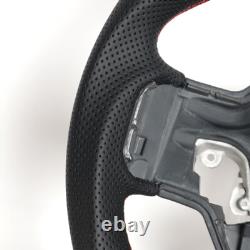 Full Leather Sport Steering Wheel For Ford F150 Raptor 2021-2024 with Heated