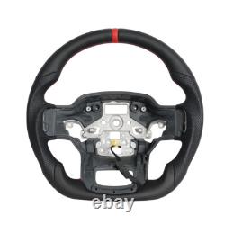 Full Leather Sport Steering Wheel For Ford F150 Raptor 2021-2024 with Heated