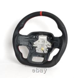 Full Leather Sport Steering Wheel For Ford F150 Raptor 21-25 with Heated Manual