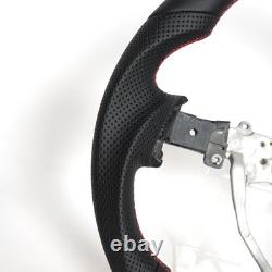 Full Leather Sport Steering Wheel for Toyota FJ Cruiser 2007-2020 Red Ring