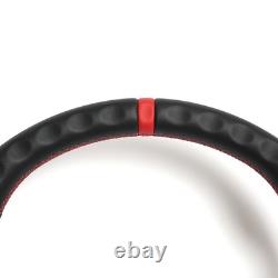 Full Leather Sport Steering Wheel for Toyota FJ Cruiser 2007-2020 Red Ring
