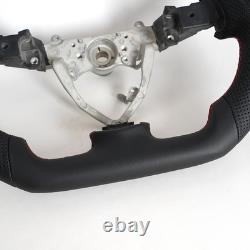Full Leather Sport Steering Wheel for Toyota FJ Cruiser 2007-2020 Red Ring