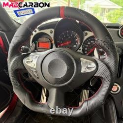 Full Leather Steering Wheel For 2008-2021 Nissan 370z Nismo Z Infiniti FX35 FX37