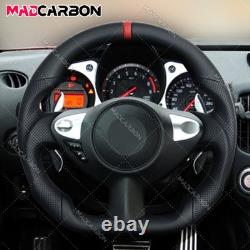 Full Leather Steering Wheel For 2008-2021 Nissan 370z Nismo Z Infiniti FX35 FX37