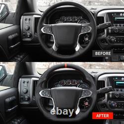 Full Leather Steering Wheel For Chevrolet Tahoe Silverado 1500 Tahoe 2014-2018