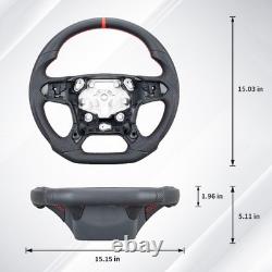 Full Leather Steering Wheel For Chevrolet Tahoe Silverado 1500 Tahoe 2014-2018