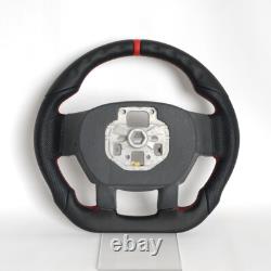 Full Leather Steering Wheel For Ford F150 F-150 XL XLT 15-20 with Heated Manual