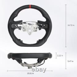 Full Leather Steering Wheel for Chevrolet Silverado 1500 2500 3500 LT withHeated