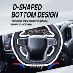 Full Leather Steering Wheel for Chevrolet Silverado 1500 2500 3500 LT withHeated