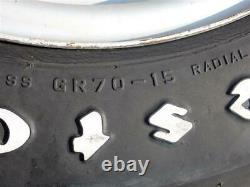 GM 15x8 Rally Wheel & Firestone Steel Radial GR70-15 Tire Survivor 1975 Corvette