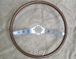 GM 2 Spoke Wood Steering Wheel 1964-1966 Chevelle Nova Impala REAL DEAL SURVIVOR