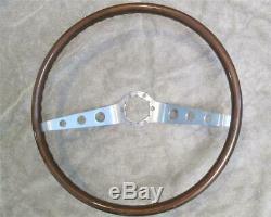 GM 2 Spoke Wood Steering Wheel 1964-1966 Chevelle Nova Impala REAL DEAL SURVIVOR