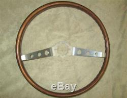 GM 2 Spoke Wood Steering Wheel 1964-1966 Chevelle Nova Impala REAL DEAL SURVIVOR