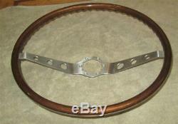 GM 2 Spoke Wood Steering Wheel 1964-1966 Chevelle Nova Impala REAL DEAL SURVIVOR