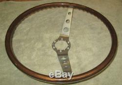 GM 2 Spoke Wood Steering Wheel 1964-1966 Chevelle Nova Impala REAL DEAL SURVIVOR