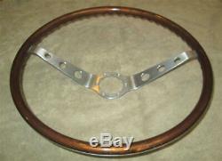 GM 2 Spoke Wood Steering Wheel 1964-1966 Chevelle Nova Impala REAL DEAL SURVIVOR