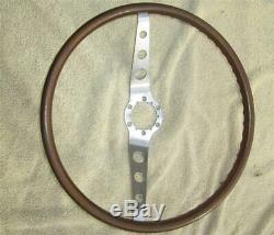 GM 2 Spoke Wood Steering Wheel 1964-1966 Corvair Nova 16 Inch NO CRACKS SURVIVOR