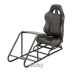 Gaming Chair Racing Seat Simulator Cockpit Steering Wheel Stand F1 For Adults