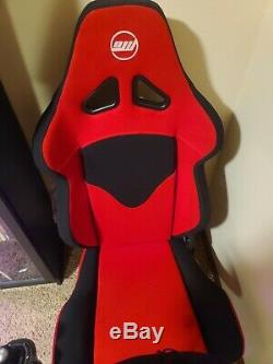 Gaming Racing Seat ONLY. Includes mounts for pedals, steering wheel, & shifter