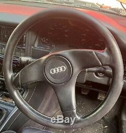 Genuine Audi 80 90 B3 B4 S2 Coupe Cabrio 3 Spoke Leather Sport Steering Wheel