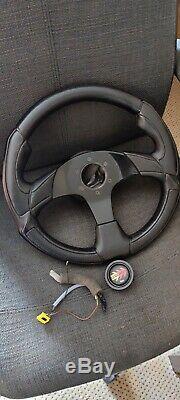 Genuine Momo Corse Steering Wheel with Boss for VW Golf Mk4 Seat Leon Audi A3