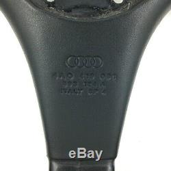 Genuine Nardi Audi S4 black leather steering wheel. OEM S2 Avant Quattro etc. 7B