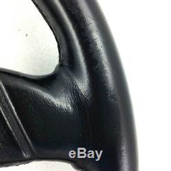 Genuine Nardi Audi black leather steering wheel. OEM S2 Coupe Avant 80 etc. 8A