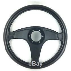 Genuine Nardi Audi black leather steering wheel. OEM S2 Coupe Avant 80 etc. 8A