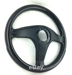 Genuine Nardi Audi black leather steering wheel. OEM S2 Coupe Avant 80 etc. 8A