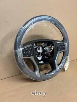 Genuine Oem Chevy Gmc Silverado Sierra 2500 3500 23-24 Heat Steering Wheel Black