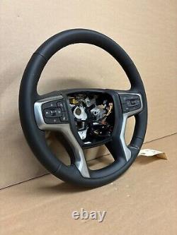 Genuine Oem Chevy Gmc Silverado Sierra 2500 3500 23-24 Heat Steering Wheel Black