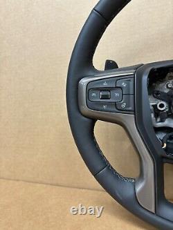 Genuine Oem Chevy Silverado 1500 2022 Heated Steering Wheel Jet Black/umber