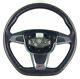 Genuine Seat Ibiza Fr Mk4 6j Black Leather, Flat Bottom Steering Wheel. 2c