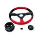 Grant Steering Wheel Formula 1 Gt 1067 Leather Grip Gm Steering Columns Red Kit