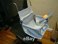 Grey vintage style car seat with steering wheel antique style child auto seat
