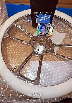 Hand engraved steering wheel CHEVY/FORD