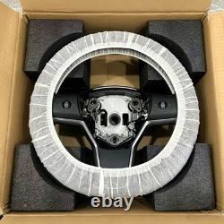 Heated Leather Steering Wheel OEM 1490214-00-B For Tesla Model 3 Model Y 2017-24