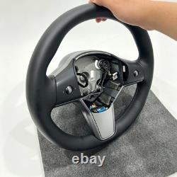 Heated Leather Steering Wheel OEM 1490214-00-B For Tesla Model 3 Model Y 2017-24