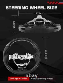 Heated Lexus Carbon Fiber Steering Wheel Isf Is200/250/300/350 2014-2024 Black