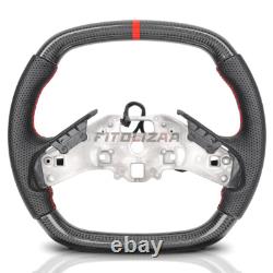 Heated Real Carbon Fiber Steering Wheel For Chevrolet Corvette C8 Z06 ZR1 2020+