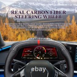 Heated Real Carbon Fiber Steering Wheel For Chevrolet Corvette C8 Z06 ZR1 2020+