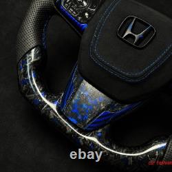 Honda Civic 2016-2021 Forged Carbon Fiber Steering Wheel Custom Fit 10th Gen