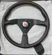 Honda H Red Logo Horn Leather Drift Sport Steering Wheel For 14inch Black Line