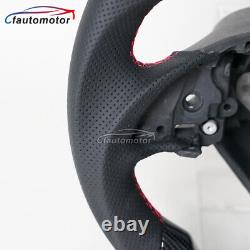Hydro Carbon Fiber Perforated Leather Steering Wheel For 2014+ Chevy Corvette C7