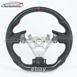 Hydro Dip Carbon Fiber Flat Sport Steering Wheel Fits 04-07 Infiniti G35 GX35