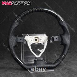 Hydro Dip Carbon Fiber Full Black Steering Wheel Fit Toyota FJ Cruiser 2007-2014